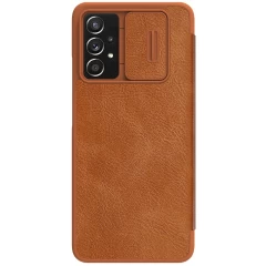 Samsung Galaxy A73 5G case brown Nillkin Qin Leather  Pro