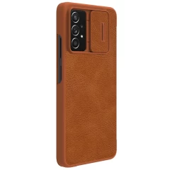 Samsung Galaxy A73 5G case brown Nillkin Qin Leather  Pro