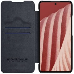 Samsung Galaxy A73 5G fodral svart Nillkin Qin Leather  Pro