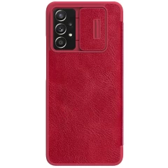 Samsung Galaxy A73 5G fodral röd Nillkin Qin Leather  Pro