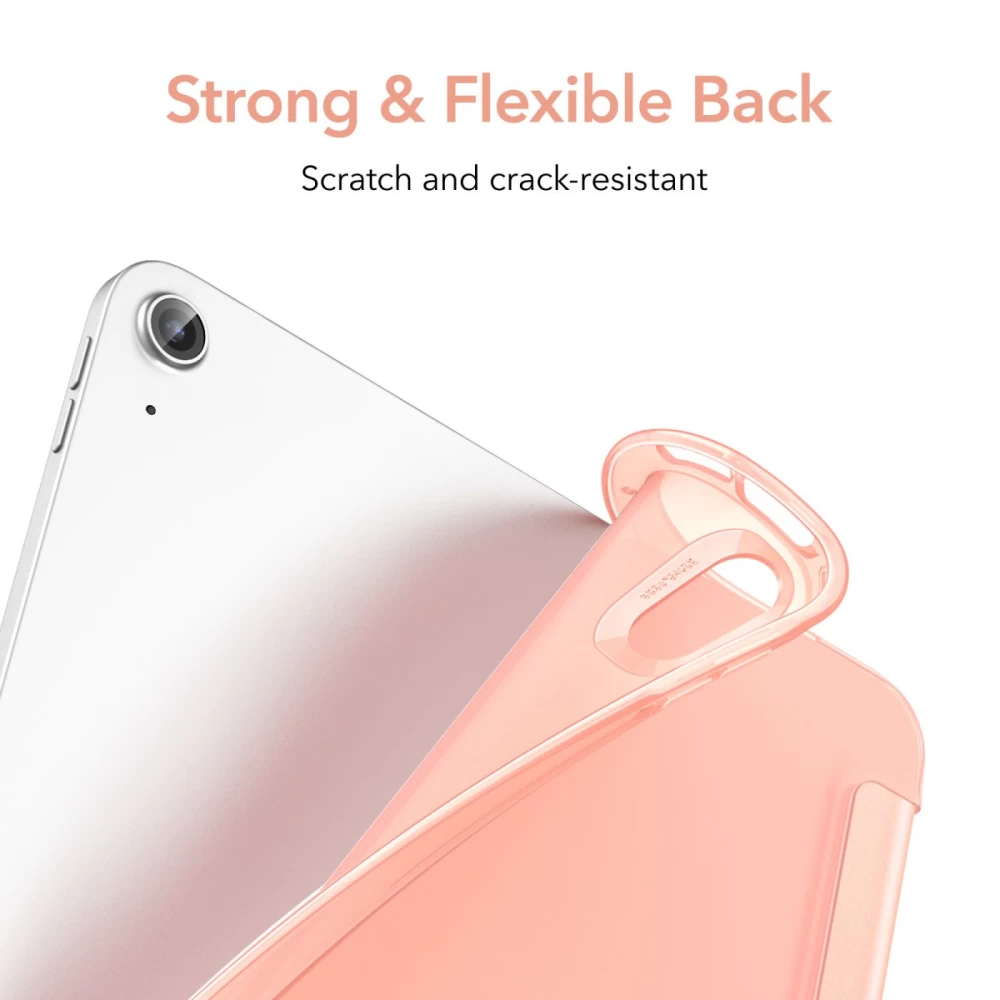 Apple iPad Air 5 (2022) tablet suojakuori, suojakotelo pinkki ESR Rebound Slim 