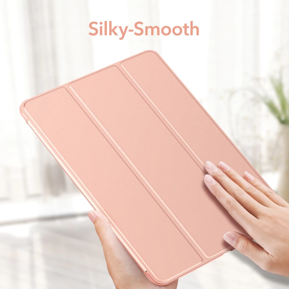 Apple iPad Air 5 (2022) tablet suojakuori, suojakotelo pinkki ESR Rebound Slim 