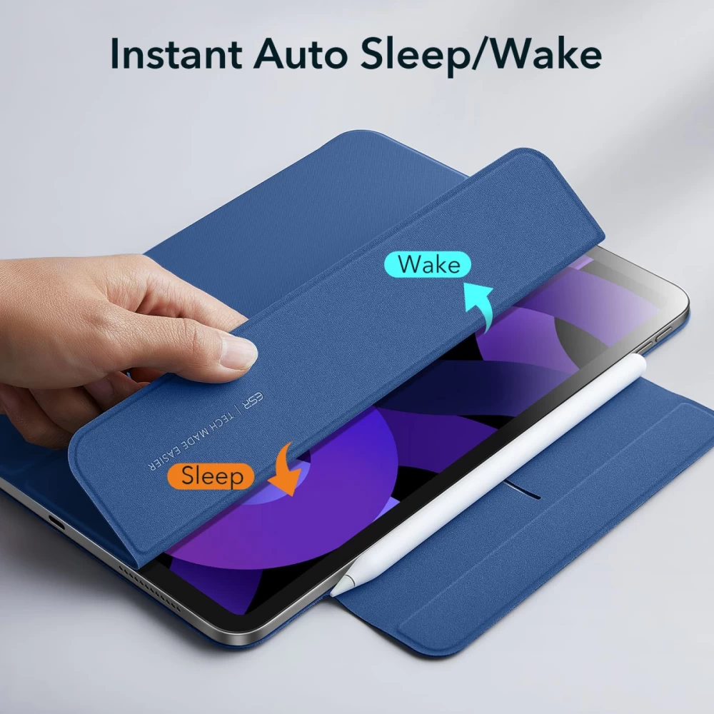 Apple iPad Air 5 (2022) tablet suojakuori, suojakotelo vihreä ESR REBOUND MAGNETIC