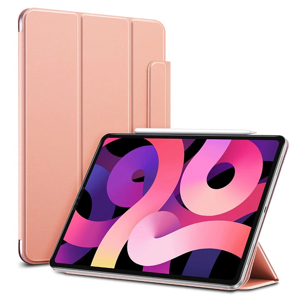 Apple iPad Air 5 (2022) tablet suojakuori, suojakotelo pinkki ESR Rebound Magnetic