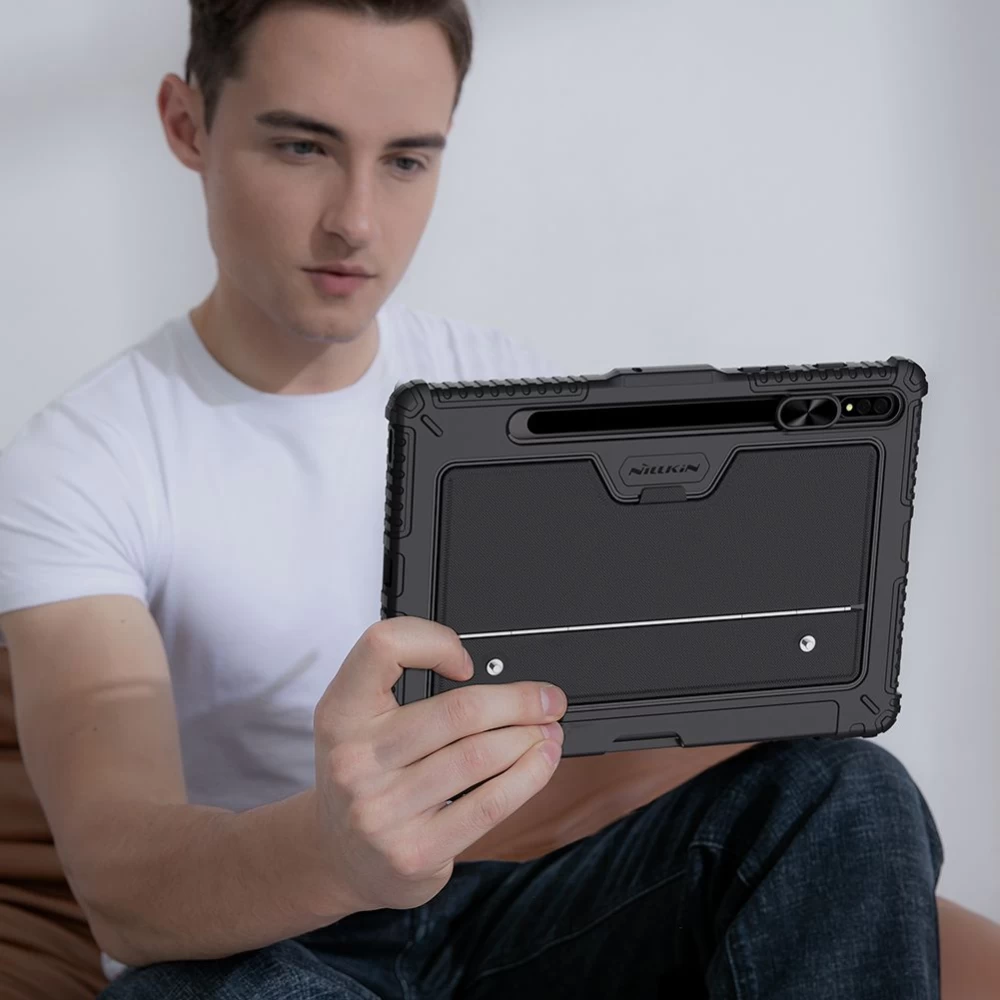 Samsung Galaxy Tab S8 чехол для планшетa черный Nillkin Bumper Combo Keyboard