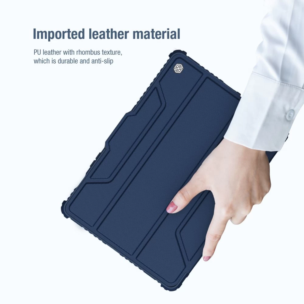 Samsung Galaxy Tab S8 чехол для планшетa синий Nillkin Bumper Leather  Pro
