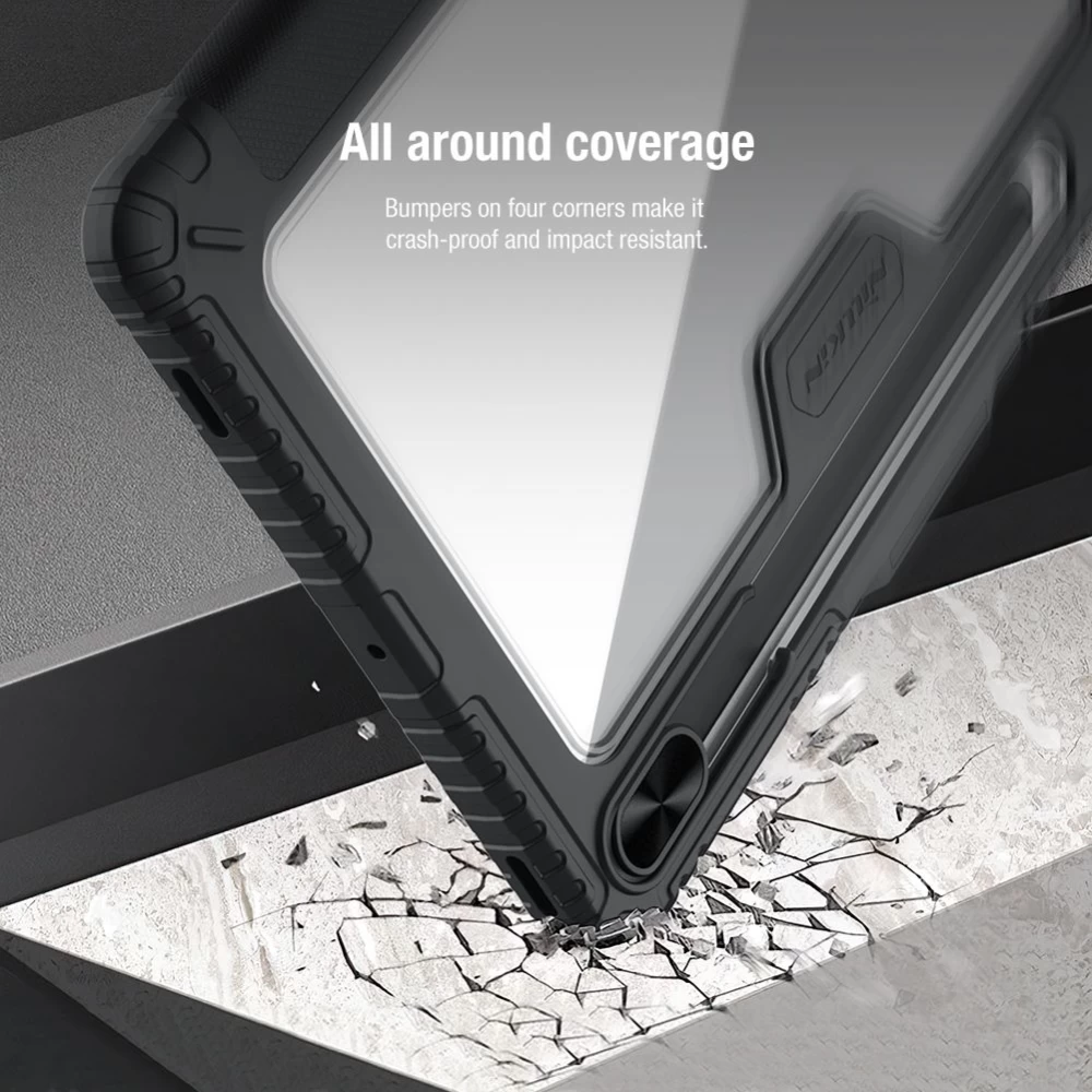 Samsung Galaxy Tab S8 чехол для планшетa синий Nillkin Bumper Leather  Pro