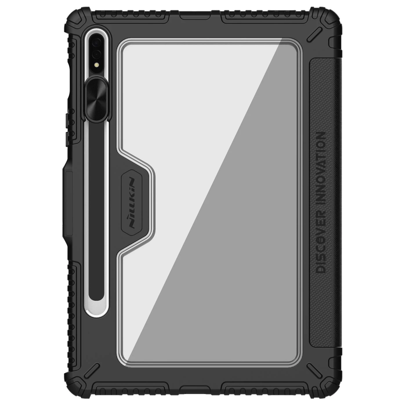 Samsung Galaxy Tab S8 tablet skal, fodral svart Nillkin Bumper Leather Pro