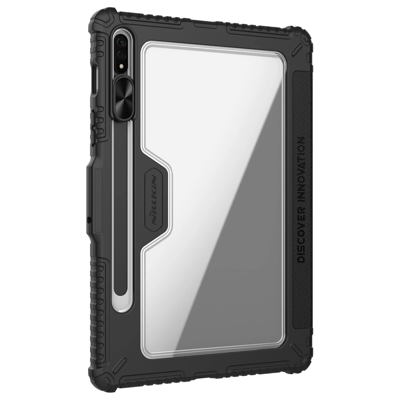 Samsung Galaxy Tab S8 tablet skal, fodral svart Nillkin Bumper Leather Pro