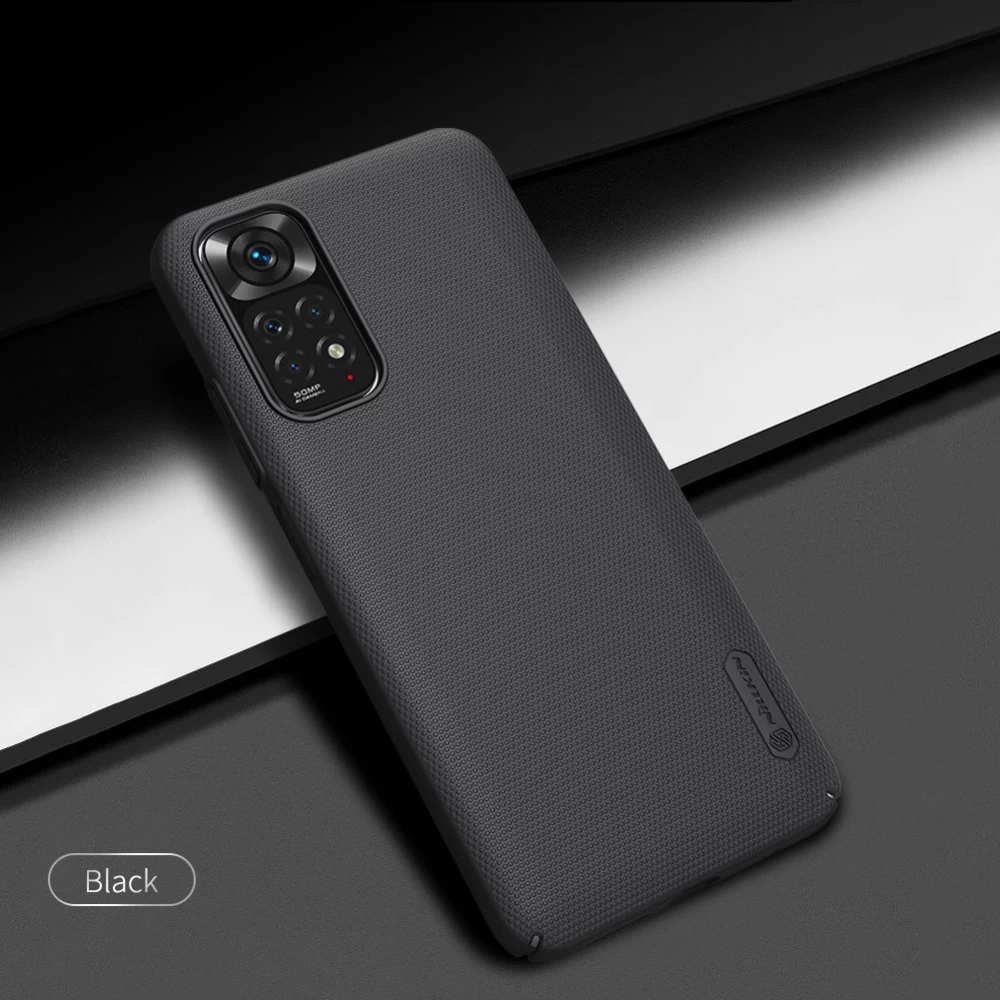 Xiaomi RedMi Note 11 Global dėklas raudonas Nillkin Super Frosted Shield 