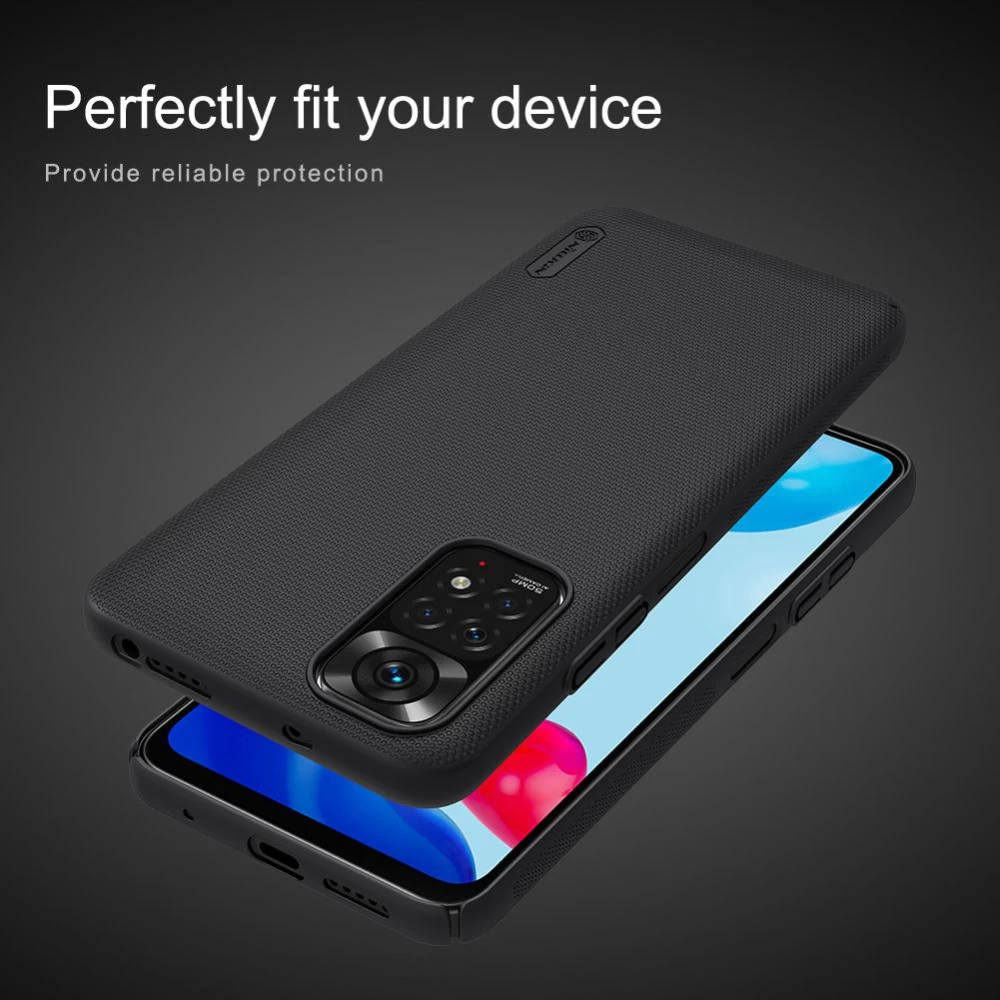 Xiaomi RedMi Note 11 Global dėklas mėlyna Nillkin Super Frosted Shield 