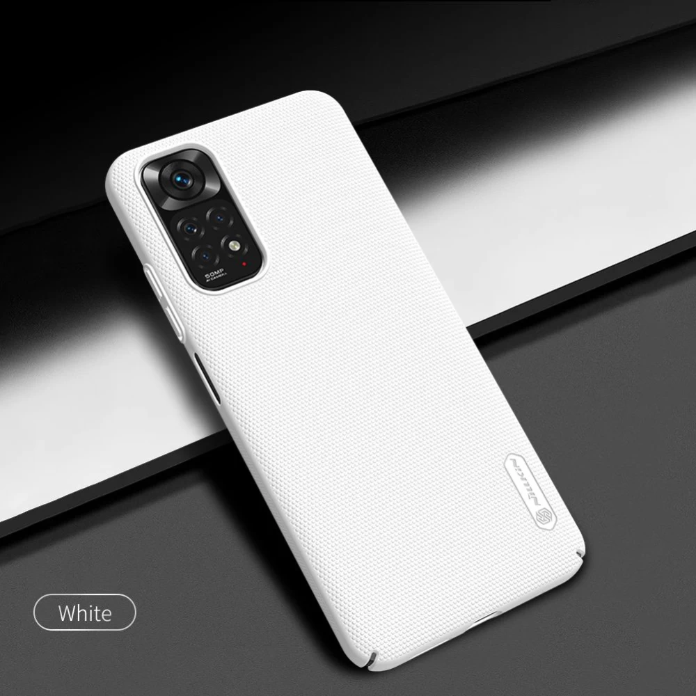 Xiaomi RedMi Note 11 Global dėklas mėlyna Nillkin Super Frosted Shield 