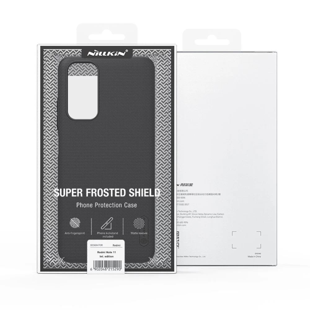 Xiaomi RedMi Note 11 Global dėklas mėlyna Nillkin Super Frosted Shield 