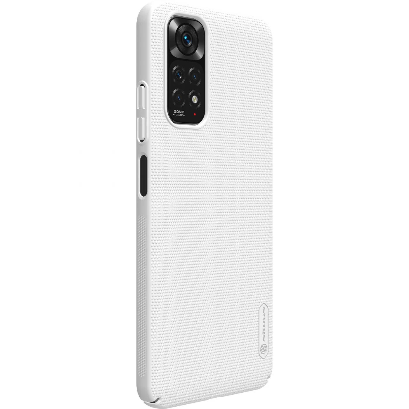 Xiaomi RedMi Note 11 Global dėklas baltas Nillkin Super Frosted Shield