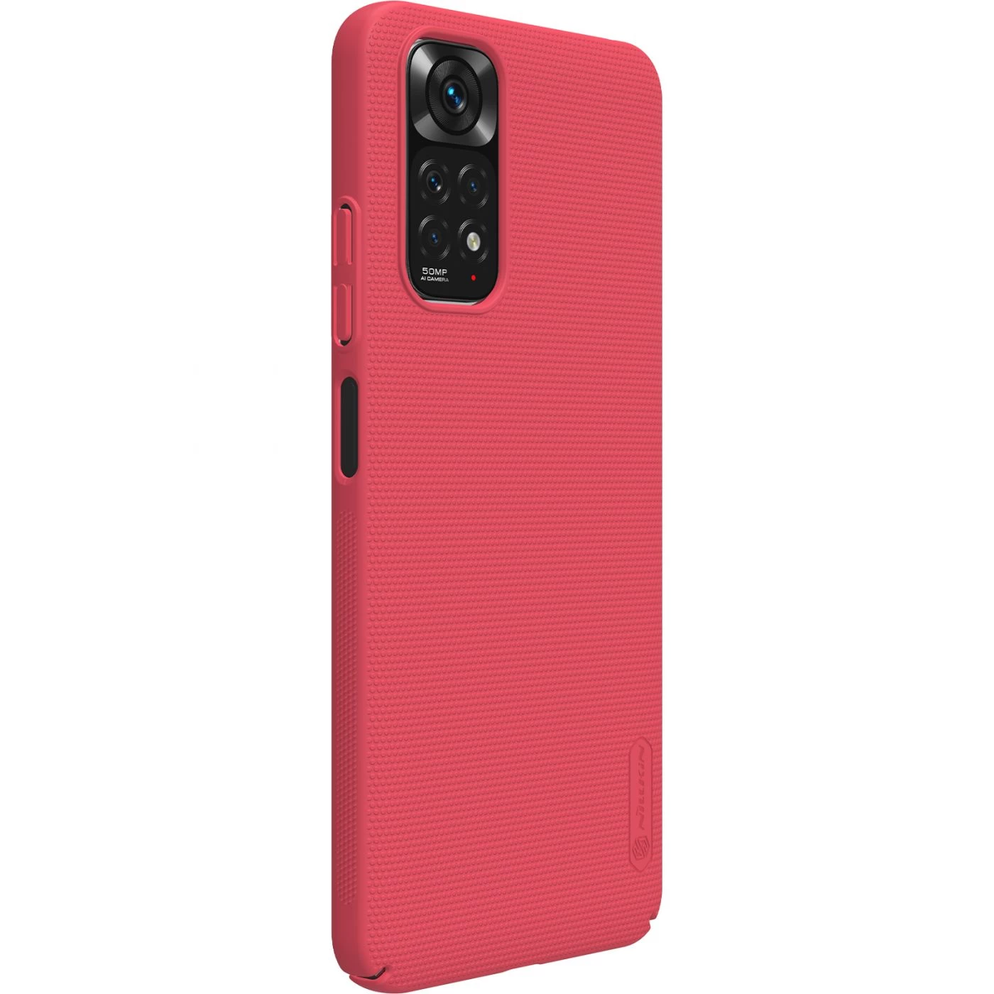 Xiaomi RedMi Note 11 Global dėklas raudonas Nillkin Super Frosted Shield