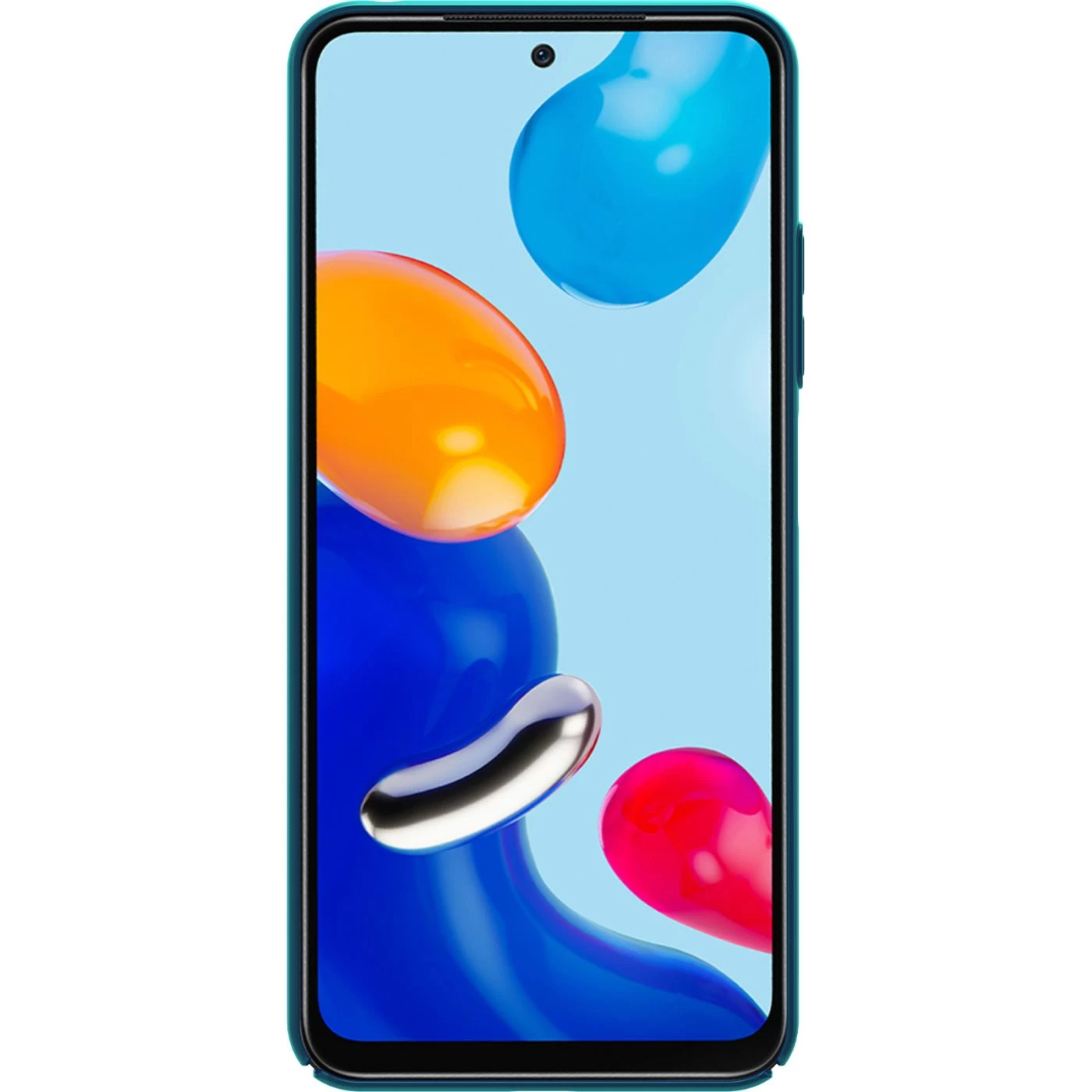 Xiaomi RedMi Note 11 Global dėklas mėlyna Nillkin Super Frosted Shield