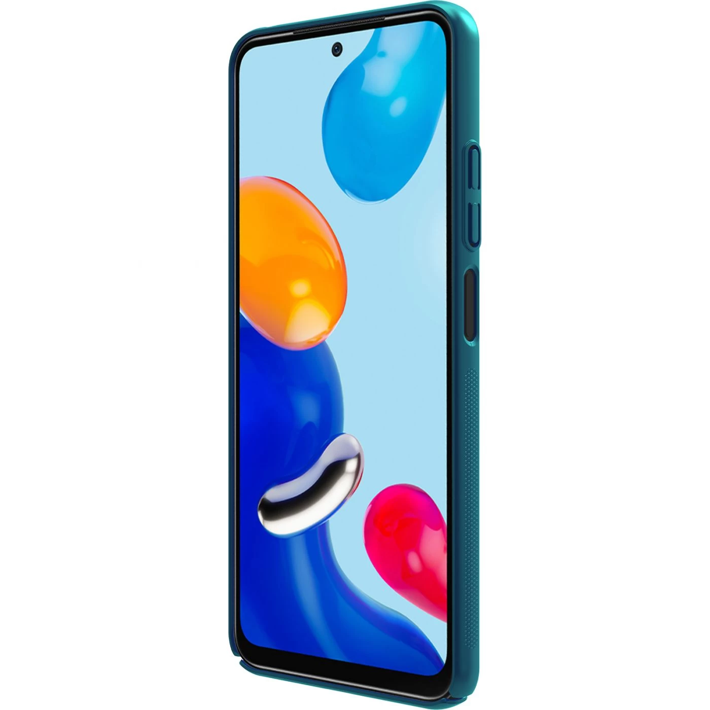 Xiaomi RedMi Note 11 Global dėklas mėlyna Nillkin Super Frosted Shield