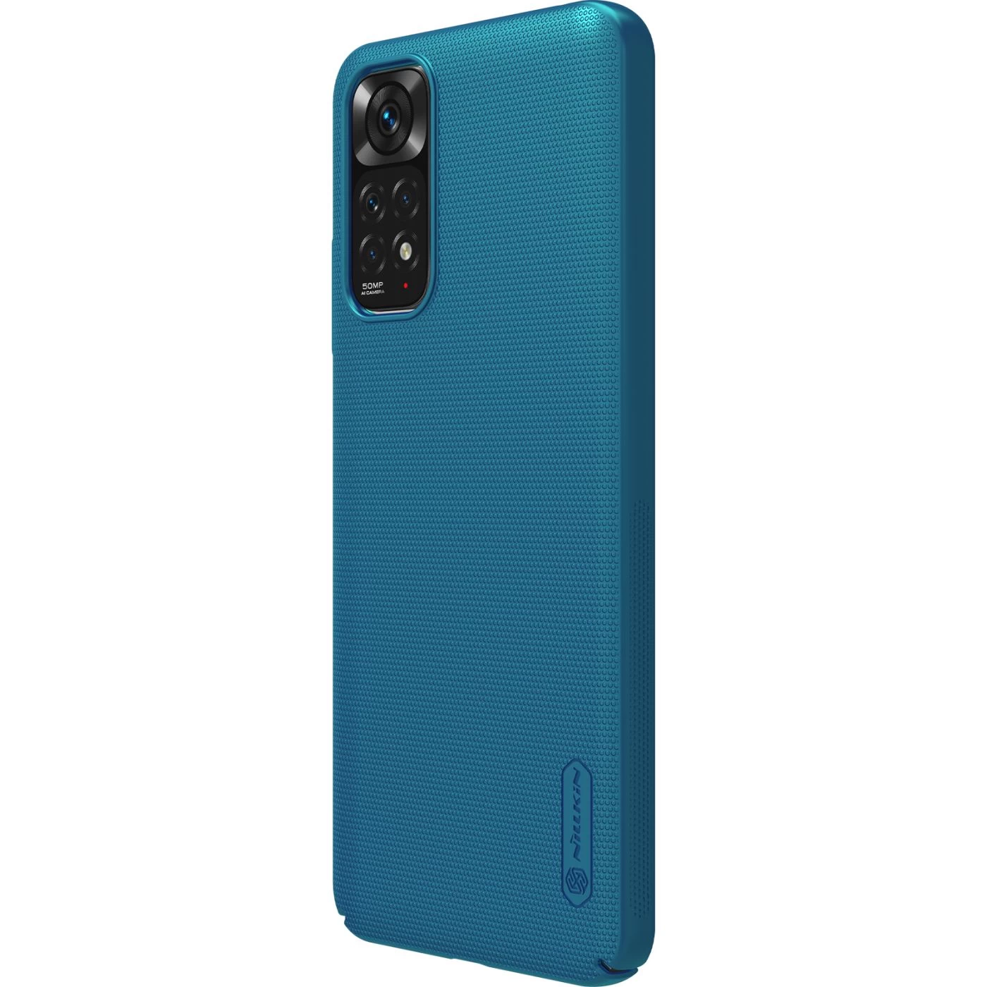 Xiaomi RedMi Note 11 Global dėklas mėlyna Nillkin Super Frosted Shield