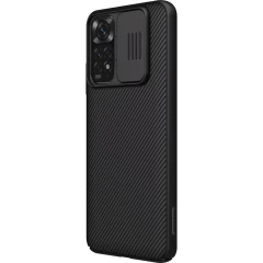 Xiaomi RedMi Note 11 Global dėklas Juoda Nillkin CamShield (Int.Edition)