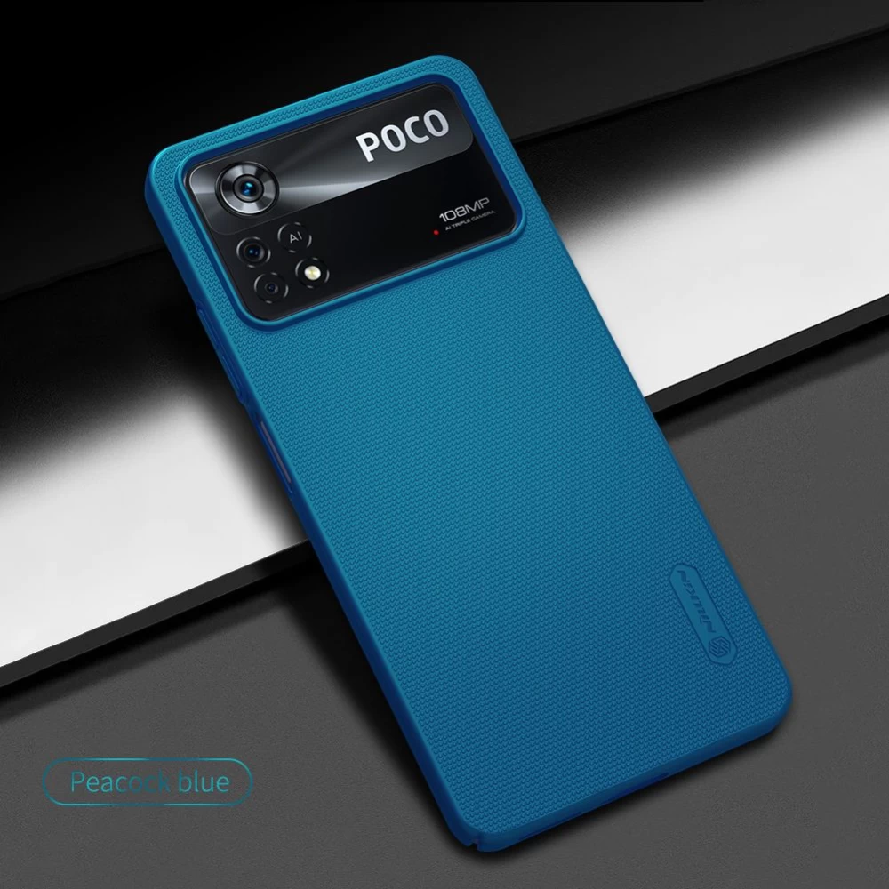 Xiaomi Poco X4 Pro 5G ümbris valge Nillkin Super Frosted Shield