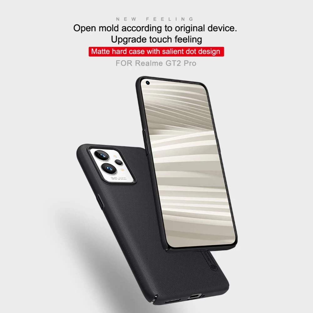 Oppo Realme GT2 Pro ümbris sinine Nillkin Super Frosted Shield
