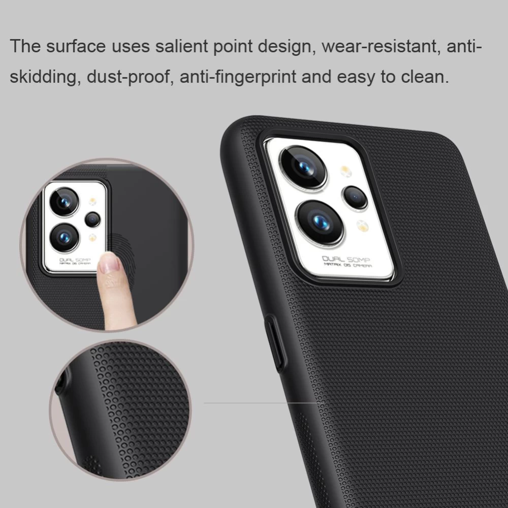 Oppo Realme GT2 Pro ümbris sinine Nillkin Super Frosted Shield