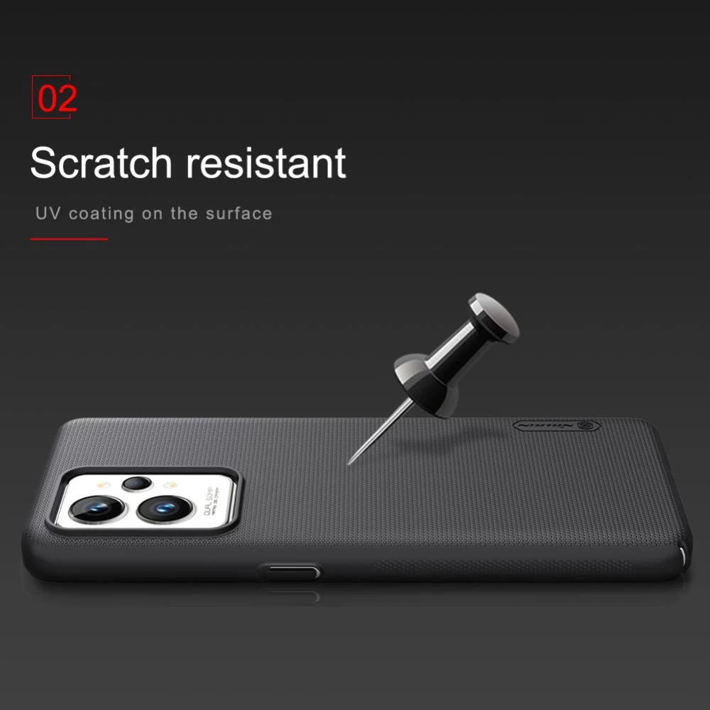 Oppo Realme GT2 Pro ümbris sinine Nillkin Super Frosted Shield