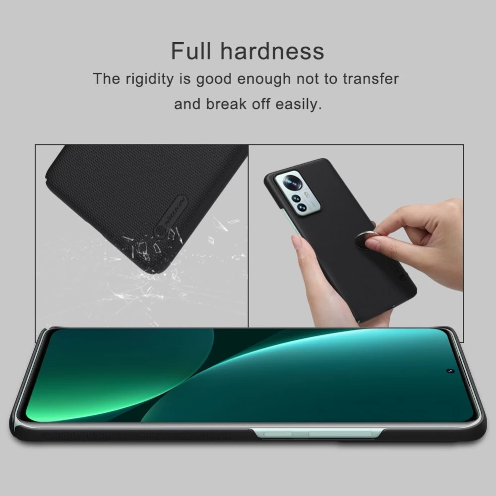 Xiaomi 12 Pro чехол белый Nillkin Super Frosted Shield