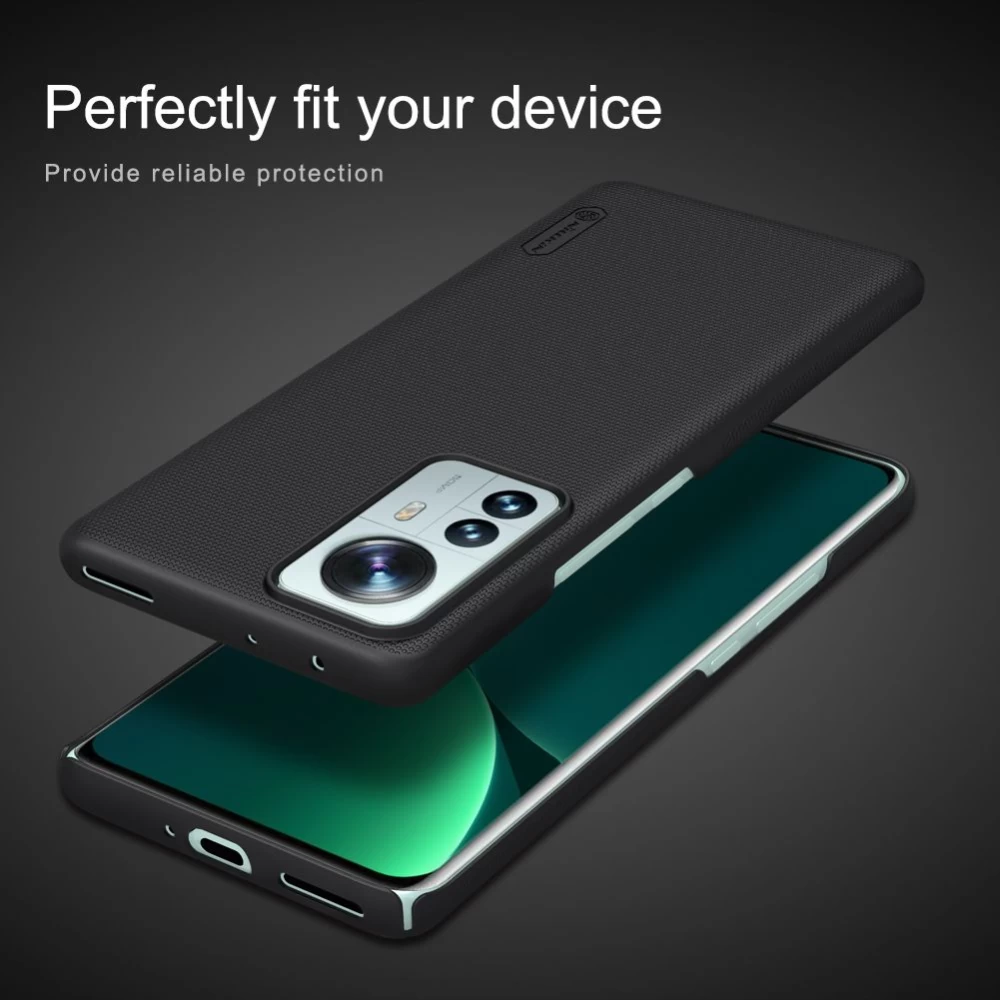 Xiaomi 12 Pro чехол белый Nillkin Super Frosted Shield