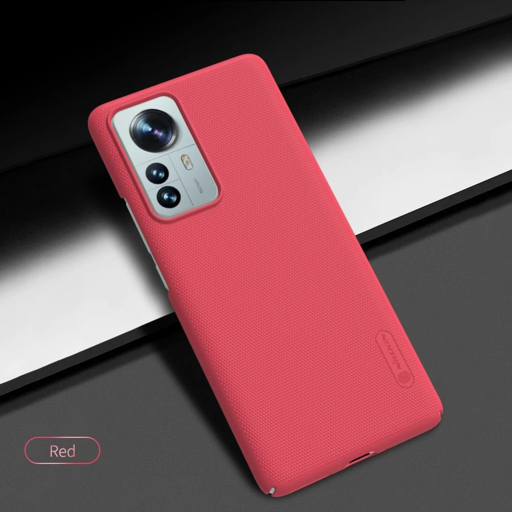 Xiaomi 12 Pro чехол белый Nillkin Super Frosted Shield