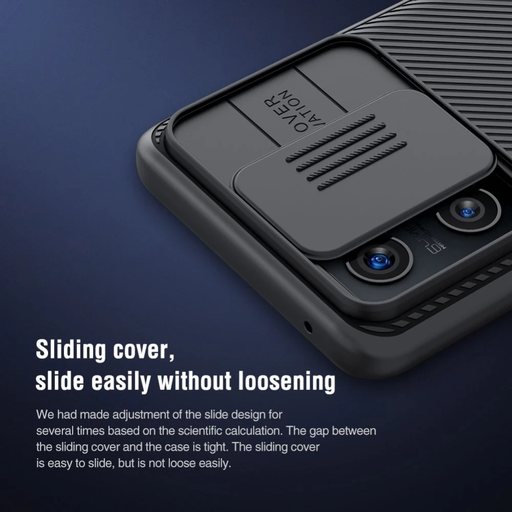 Oppo Realme GT Neo 2 case blue Nillkin CamShield / Q5 Pro 5G