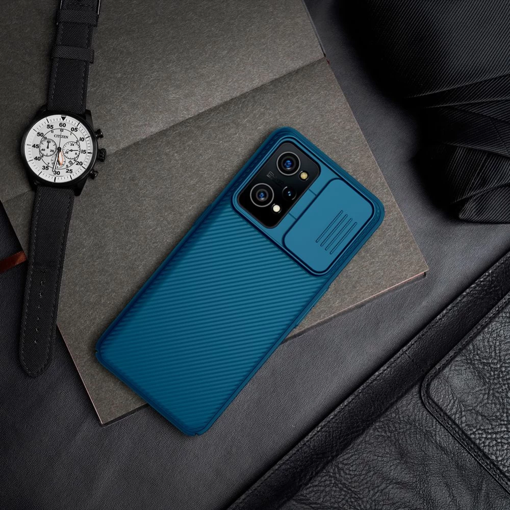 Oppo Realme GT Neo 2 case blue Nillkin CamShield / Q5 Pro 5G