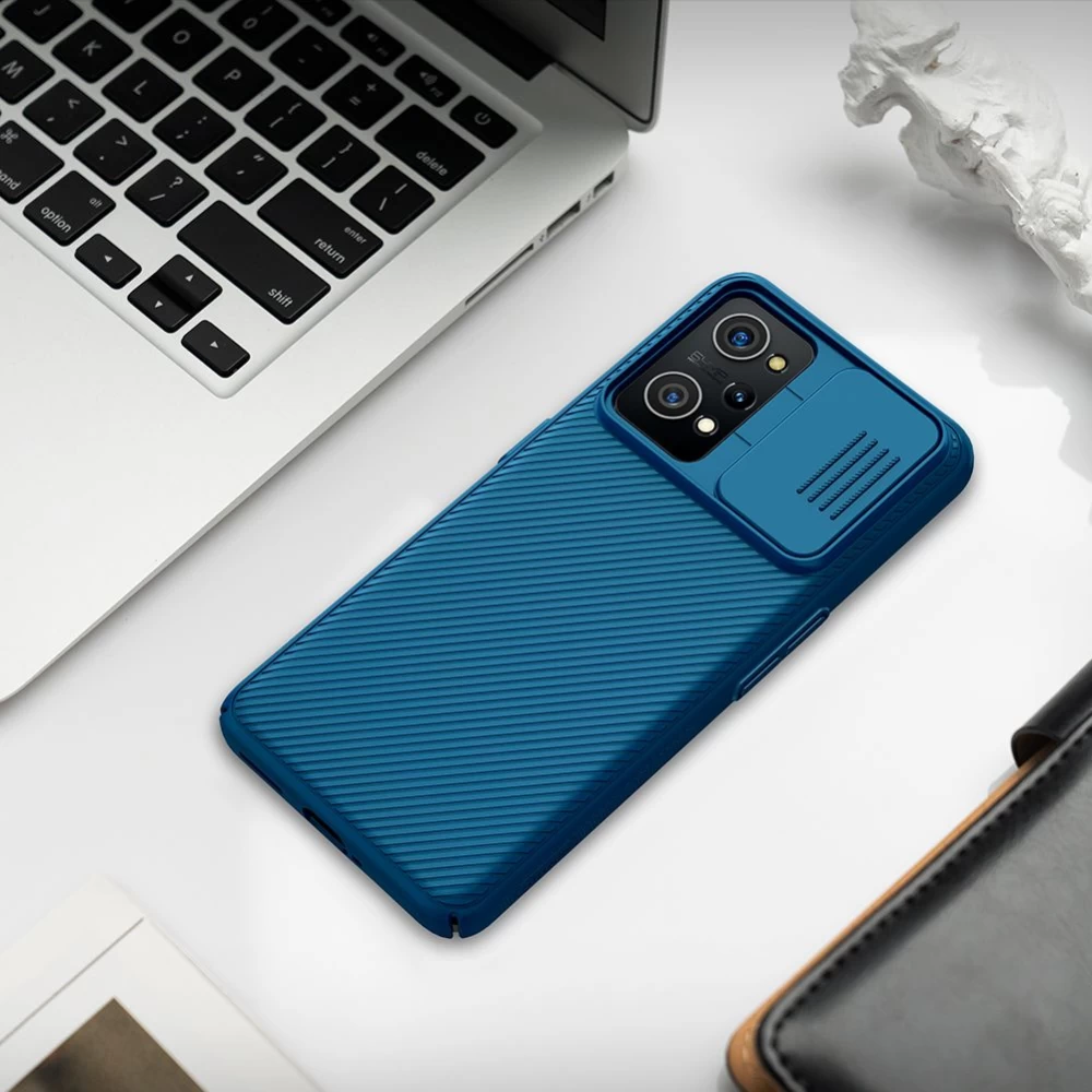 Oppo Realme GT Neo 2 case blue Nillkin CamShield / Q5 Pro 5G
