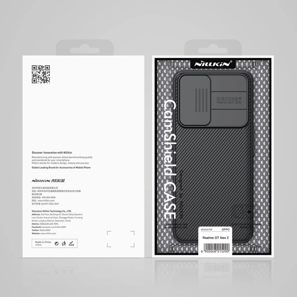 Oppo Realme GT Neo 2 case blue Nillkin CamShield / Q5 Pro 5G