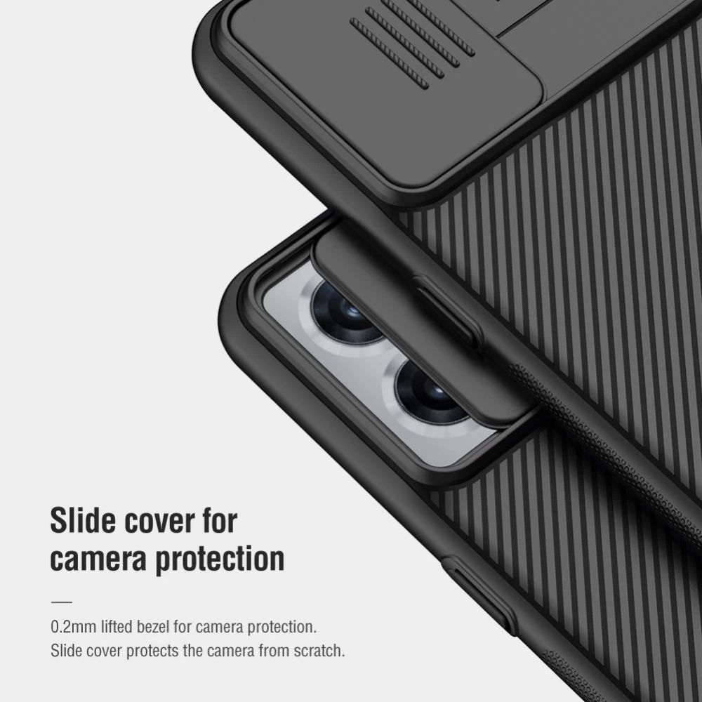 OnePlus Nord CE 2 5G ümbris must Nillkin CamShield CE2