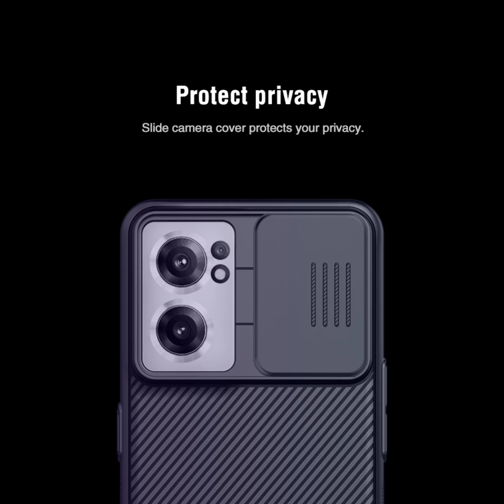 OnePlus Nord CE 2 5G ümbris must Nillkin CamShield CE2