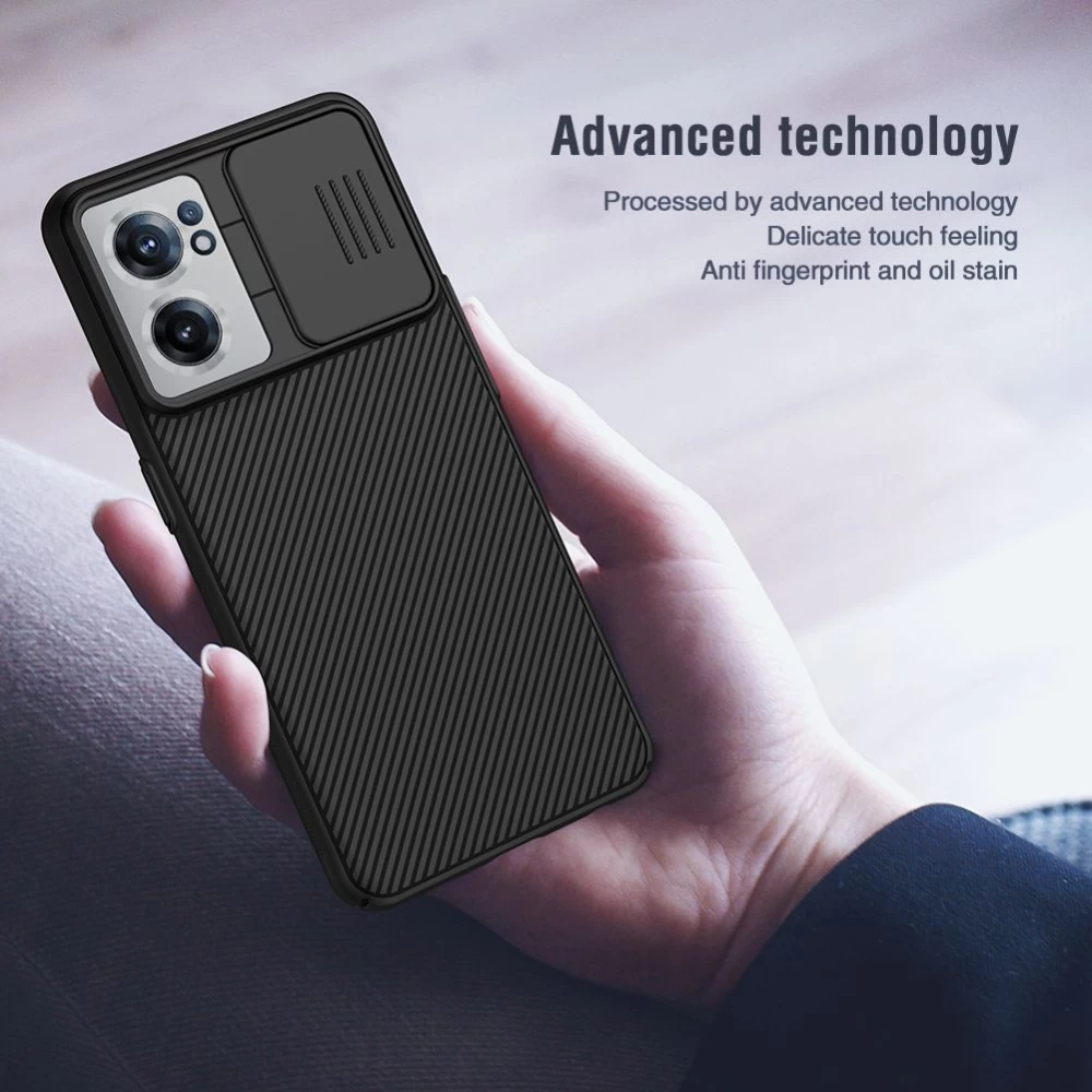 OnePlus Nord CE 2 5G ümbris must Nillkin CamShield CE2