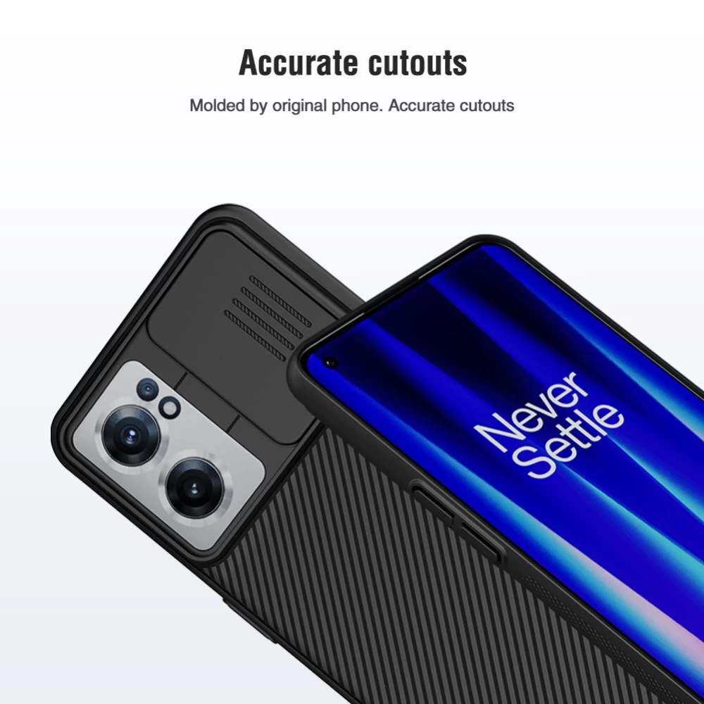 OnePlus Nord CE 2 5G ümbris must Nillkin CamShield CE2