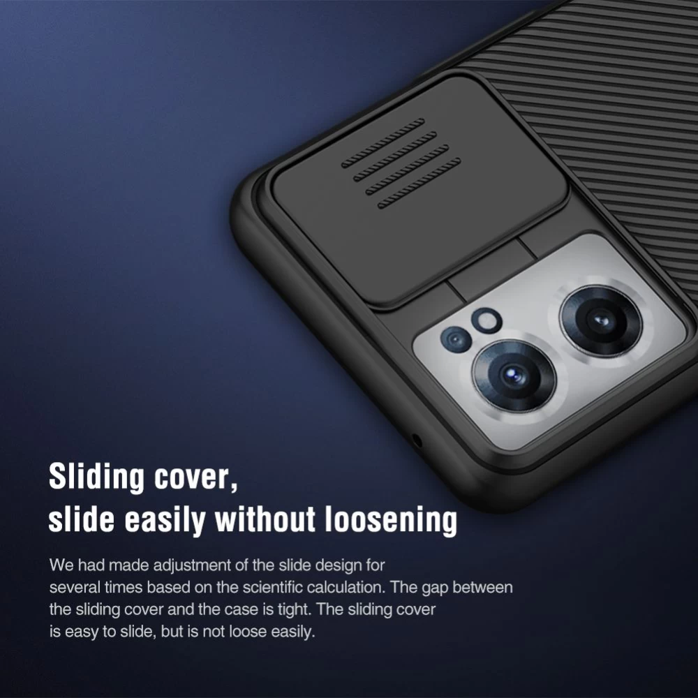 OnePlus Nord CE 2 5G ümbris must Nillkin CamShield CE2