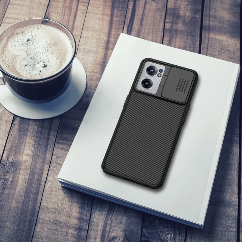OnePlus Nord CE 2 5G ümbris must Nillkin CamShield CE2