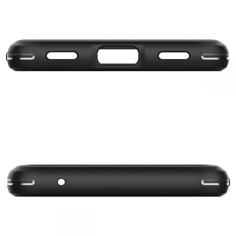 Google Pixel 6A case black SPIGEN Rugged Armor