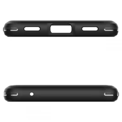 Google Pixel 6A case black SPIGEN Rugged Armor
