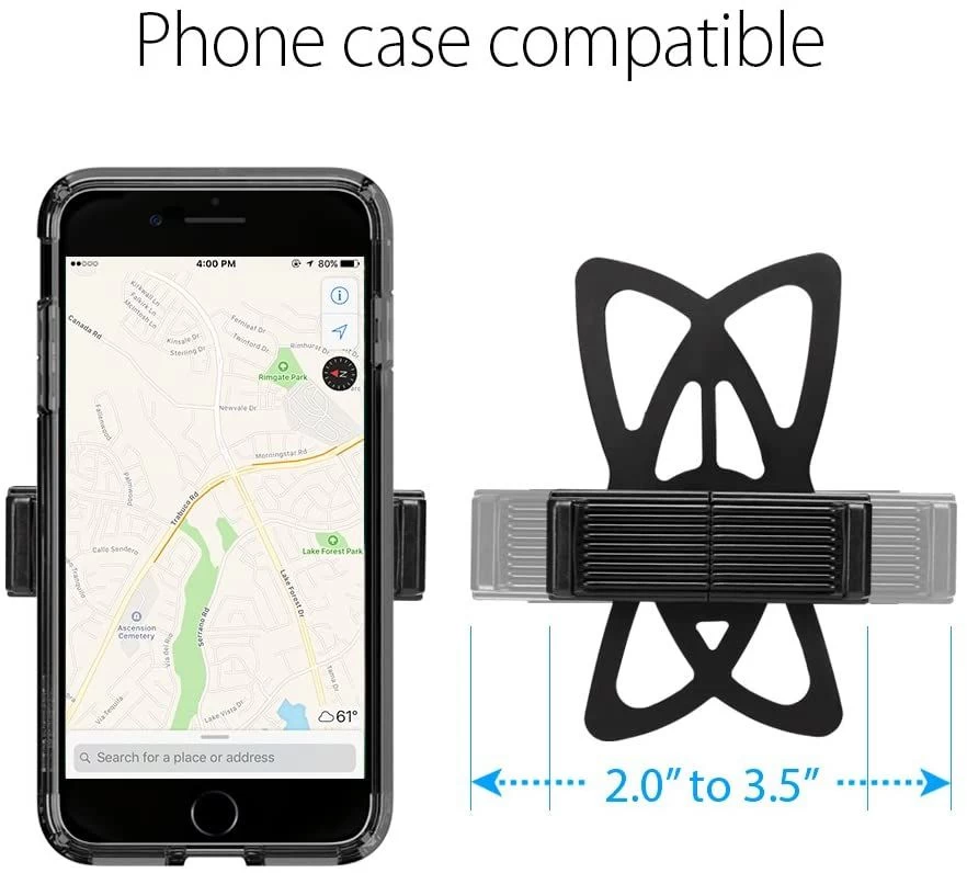 Puhelinteline pyörään  SPIGEN A250 Bike Mount svart