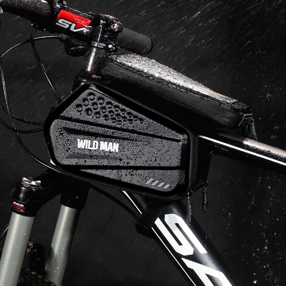 Puhelinteline pyörään  WILDMAN Hardpouch Bike Mount XXL svart
