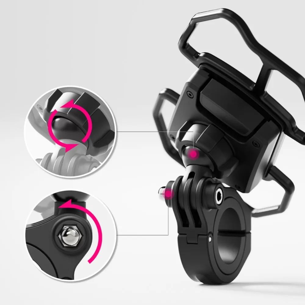 Держатели телефона на велосипед  RINGKE QUICK & GO BIKE MOUNT черный