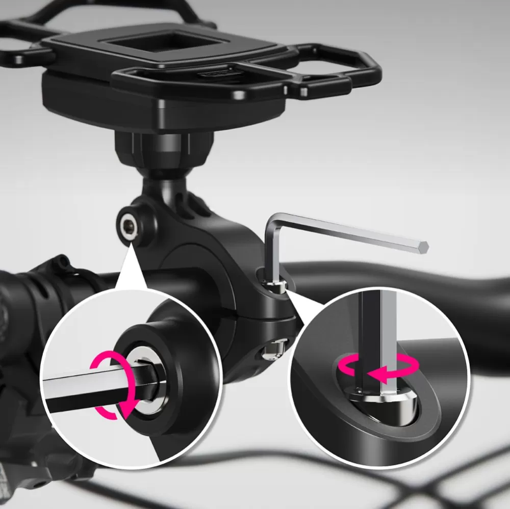 Держатели телефона на велосипед  RINGKE QUICK & GO BIKE MOUNT черный