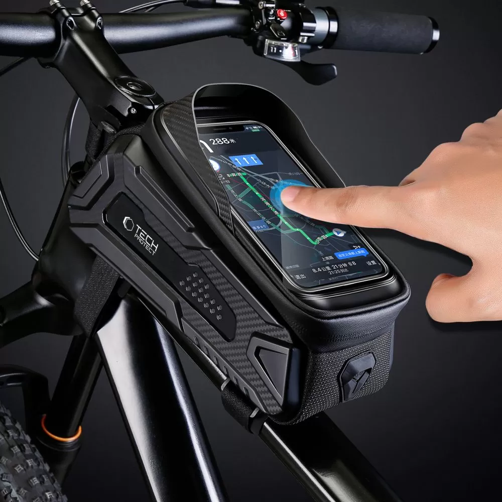 Puhelinteline pyörään  skal, fodral svart TECH-PROTECT V2 UNIVERSAL BIKE MOUNT ”L”