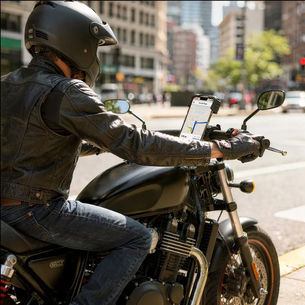 Puhelinteline pyörään  TECH-PROTECT V7 UNIVERSAL BIKE & MOTORCYCLE MOUNT Puhelintarvikkeet musta