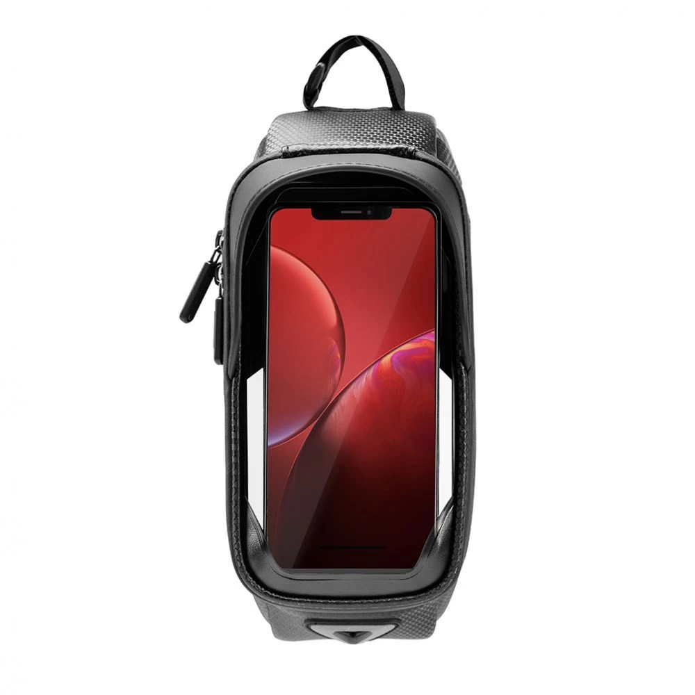 Velo telefona turētājs ROCKBROS Hardpouch Bike Mount M melns