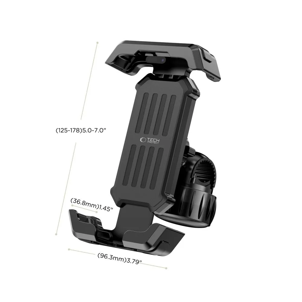 Jalgratta telefonihoidikud  TECH-PROTECT V6 UNIVERSAL BIKE & MOTORCYCLE MOUNT Telefonitarvikud must